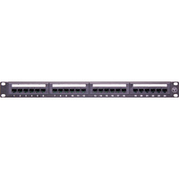 24 Port 1U Enhanced Cat6 Patch Panel