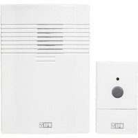 HPM 30M Battery Wireless Door Chime with bell presses up to 30m Range