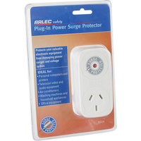 Arlec DA14 Safety Plug-In Power Surge Protector for PC Printers TV Appliances WH