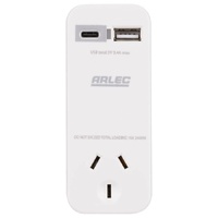 Arlec DA38 Compact Power Adapter with USB 3.4A