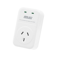 Arlec DA51 Premium Surge Adaptor 1 Outlet Space Saving Vertical Design White