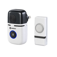 Sansai DB299 Plug In 150m Wireless Door Bell Chime Alert Ring Alarm Doorbell