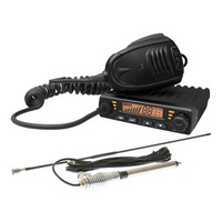 Crystal 5W 80CH Automatic Squelch Control UHF CB Radio & Aerpro Antenna Kit