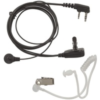  Air Tube Headset for Hand-held CB Radios with Clear Coiled Earphone Piece