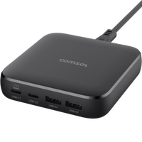Comsol DC65CAW 65W 4 Port USB Desktop Charger