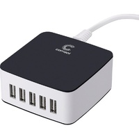 Comsol 5 Port USB Desktop Charger 8A (40W) - Black