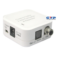 Cypress Toslink to Coaxial & Coaxial to Toslink Digital Audio Converter Repeater