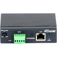 McLELLAND DIT2E13A Analogue to Dante Converter Terminal Block Input Jack