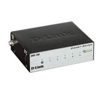 D-Link DGS-105 - 5-Port Gigabit Desktop Switch Metal Housing