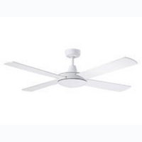 MARTEC Lifestyle DC Motor 1320mm 4 Blade Ceiling Fan with Remote Control White
