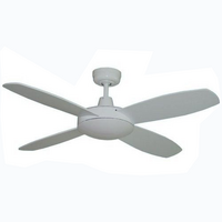 MARTEC Martec Lifestyle Mini 1067mm 4 Blade Ceiling Fan Only White