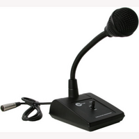 Prime DM-1 Professional 600 ohm Dynamic Desktop Paging Microphone 3 Pin XLR Plug