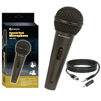 Sansai Dynamic Undirectional Microphone Ideal for Karaoke Vocal Recording 