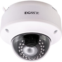 DOSS IP 8MP IR30M IP66 Vandalproof Dome IP Camera Moto 2.7-13.5MM Lens