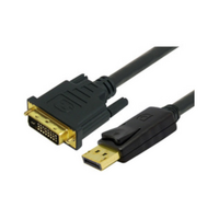 Comsol 1mtr DisplayPort Male to Single Link DVI-D Male Cable