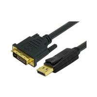Comsol 2mtr DisplayPort Male to Single Link DVI-D Male Cable