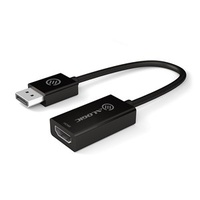 Alogic Elements 20cm DisplayPort to HDMI Adapter - Male to Female - Black