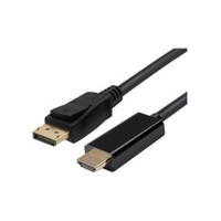 Comsol 1mtr DisplayPort Male to HDMI Male Cable