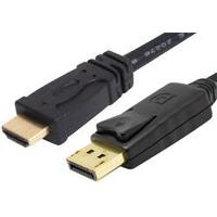 Comsol 5mtr DisplayPort Male to HDMI Male Cable
