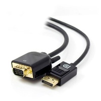 ALogic 2m Display Port Adaptor to VGA Male to Male Cable DP-VGA-02-MM