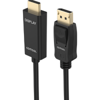 Comsol 3m DisplayPort to HDMI 4K @60Hz Cable