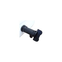 CHEMTOOLS Bottom Drain Tap suits 20L Drum Quickly Dispences from Drums Black