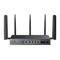 TP-Link DR3650v-4G Omada 4G+ Cat6 AX3000 Wi-Fi 6 Gigabit Desktop DSL Gateway, 574Mbps@2.4GHz + 2402Mbps@5GHz(HE160), VDSL2 350 350/60, VoIP Triple Wan