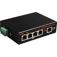 5 Port 10-100M PoE DIN Rail Ethernet Switch Supports PoE Power Compact Design