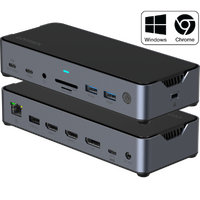 Comsol Triple Monitor USB-C 14 Port Docking Station
