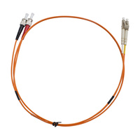 Cabac MSS Fibre ST LC OM1 2 Metre Duplex Patch Lead  Orange