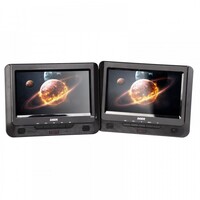 Laser Portable Dual Screen Remote Control 9 inch Stereo Region Free DVD Player 