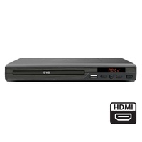 Lenoxx DVD3470 HDMI DVD Player-Black with Remote Control Compact Size 8 Language