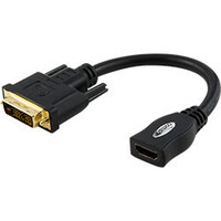 Comsol 20cm DVI-D Single Link Male to HDMI Female Adapter