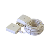 Telephone Extension Lead 605 Plug To 610 Socket with 4 conductors 10m TEL3256