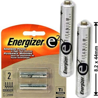 Energizer 1.5v Alkaline AAAA Battery Advanced Power Hightech Devices 