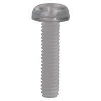 4mm Dia16mm Nylon Screw Pack of 25