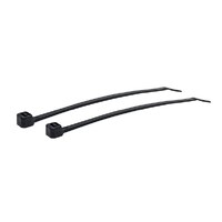 100mm Black Cable Ties Pk.500 for wiring looms together black nylon UV Resistant