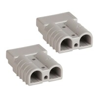 Bulk Pack High Current Anderson 50A 2 Pole Connector Pack of 2
