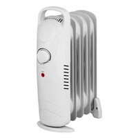 240V 500W Noiseless Operation Wide Feet Energy Efficient Mini 5-Fin Oil Heater