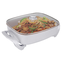 Lenoxx Healthy Choice Electric Fry Pan 9.1L 38cm Non-Stick 1500W Frying Cookware