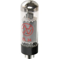 EL34 JJ Brand Octal base socket  little less bass response electrically equivalent