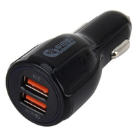 33.5W 2 Port USB Car Charger with QC3.0 12 24V Hi power USB Output Power 5V 3.1A