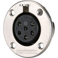 6-PIN PANEL MOUNT SOCKET