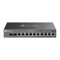 TP-Link ER7212PC Omada 3-in-1 Gigabit VPN Router Integrates Router, POE+ Output & Omada Mgt. Control up to 10 EAPs. VPN, 4 WAN Ports, 110W Budget