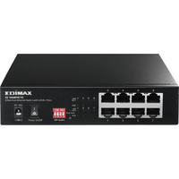 EDIMAX 8 Port POE Switch With Dip 4 X POE Ports 200M