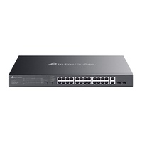 (CH)TP-Link ES228GMP Omada 28-Port Gigabit Easy Managed Switch with 24-Port PoE+,  Fast PoE, Perpetual PoE, Flow Control, Loopback Detection, Port Iso
