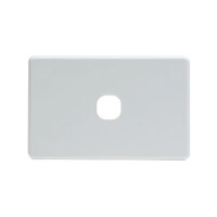 AVOL Grid Plate 1 Gang - White