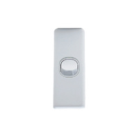 AVOL Architrave 1 Gang Light Switch | White