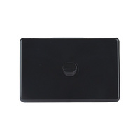 AVOL Power Point 1 Gang Single Pole | 250VAC 10A | Black | Horizontal