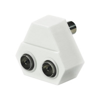 2 Way Pal TV Antenna Plastic Casing Indoor Splitter